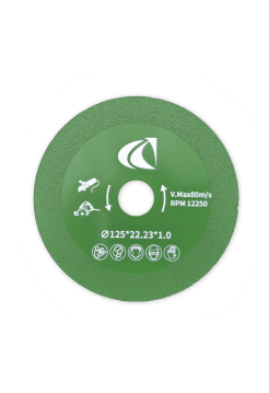 Відрізний круг для скла Ø125*22,23мм Green